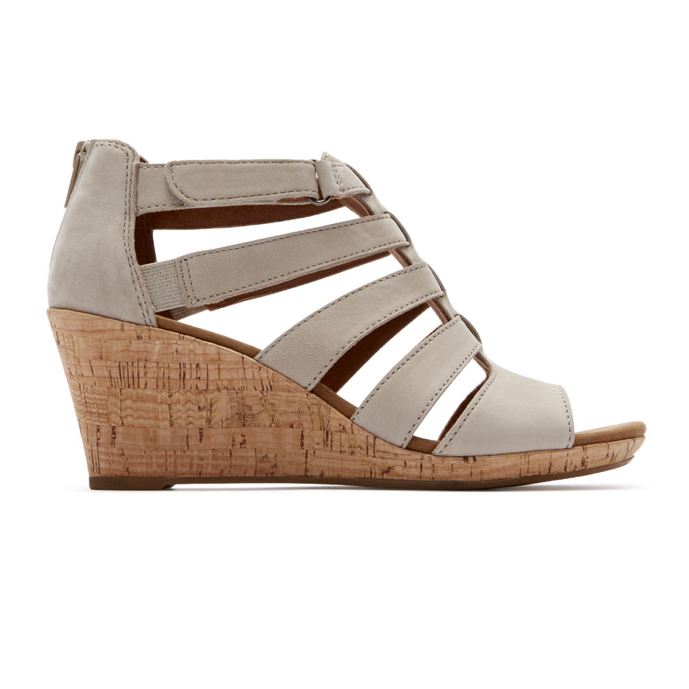 Rockport Sandaler Dame Grå - Briah Gladiator - HUBL95472